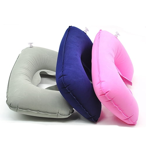 Koszal 1Pc Inflatable Travel Air Cushion Neck Rest U Shape Plane