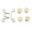 8, variant on Metal Button Pins Jeans Waist Tightener Adjustable Trouser Button Pin Waist Buckle Detachable Jeans Button Pins