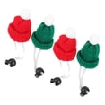 thumbnail image 4 of UPOUART 4Pcs Lovely Small Pet Hats Soft Comfortable Adjustable Caps for Reptiles and Hamsters, 4 of 8