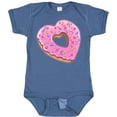 thumbnail image 3 of Inktastic Heart Shaped Donut with Pink Icing and Sprinkles Boys or Girls Baby Bodysuit, 3 of 5