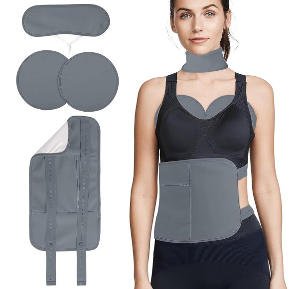 Bolsa de aceite de ricino reutilizable, bolsa auxiliar para el cuidado de aceites esenciales, bolsa de cintura para dormir, autoservicio, acondicionador, auxiliar, lavable