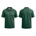 thumbnail image 2 of Short Sleeve Performance Polo Shirts for Men Lapel Collared Soft Breathable Casual T Shirts for Men, 2 of 6