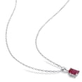 thumbnail image 3 of Everly Women's Created Ruby Sterling Silver Necklace, 3 of 5