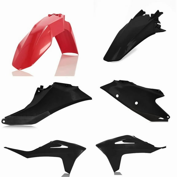 Acerbis Standard Replacement Body Kit Red/Black for Gas Gas 2872801018