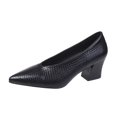 thumbnail image 2 of Sandalias Mujer Casual Cuadrado Tacón alto Sexy Serpiente Patrón Punta estrecha Zapatos de color sólido Wmkox8yii nm4089, 2 of 3