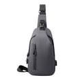 thumbnail image 2 of Bolso de cuero para hombre, bolso de pecho para motocicleta, bolso de pecho de tendencia, bolso de pecho para hombre, 2 of 4