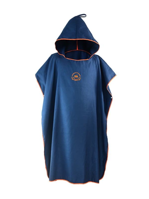 Details about   Beach Surf Poncho Water-Absorbent Wetsuit Changing Towel Hooded Bathrobe 