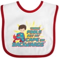 thumbnail image 3 of Inktastic These Fools Put My Cape on Backwards&reg; Superhero Edition Boys Baby Bib, 3 of 4