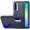 Black +Dark Blue, variant on For Samsung Galaxy A27 PEAK 3in1 Toughest Hybrid with Stand Cover Case - Teal/Hot Pink