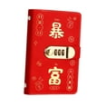 thumbnail image 2 of Abbracc Money Saving Binder Compact with Combination Lock with 100 Pieces Envelops Red, 2 of 9