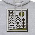 thumbnail image 3 of Instant Message - Lake Tahoe Rectangle  - Men's Pullover Hooded Fleece Sweatshirt, 3 of 6