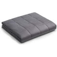 thumbnail image 3 of Cotton Weighted Twin Blanket - 7lb Gray Weighted Blanket 48"72", 3 of 5
