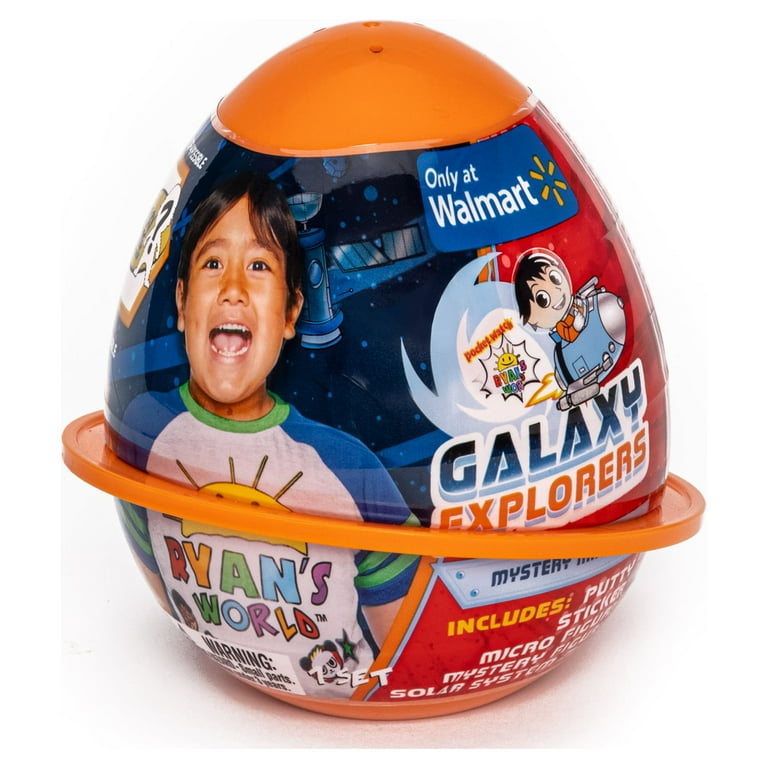 Ryan s World Galaxy Explorers Mystery Mini Egg Walmart Exclusive New for Fall 2021 Outer Space Preschool Surprise Toy Walmart