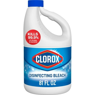 Clorox Disinfecting Liquid Bleach Cleaner, Regular Scent, 81 fl oz