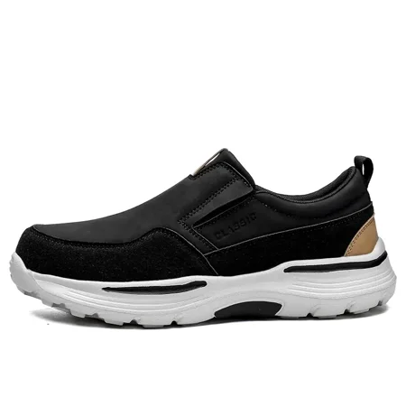 

Men‘s Leather Casual Comfort Slip On Platform Loafers