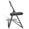thumbnail image 3 of vidaXL Chaises Pliantes 6 pcs Simili Cuir, 3 of 5