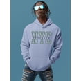 thumbnail image 2 of Nyc Brooklyn College Style Hoodie Men -Image by Shutterstock, Male XX-Large, 2 of 4