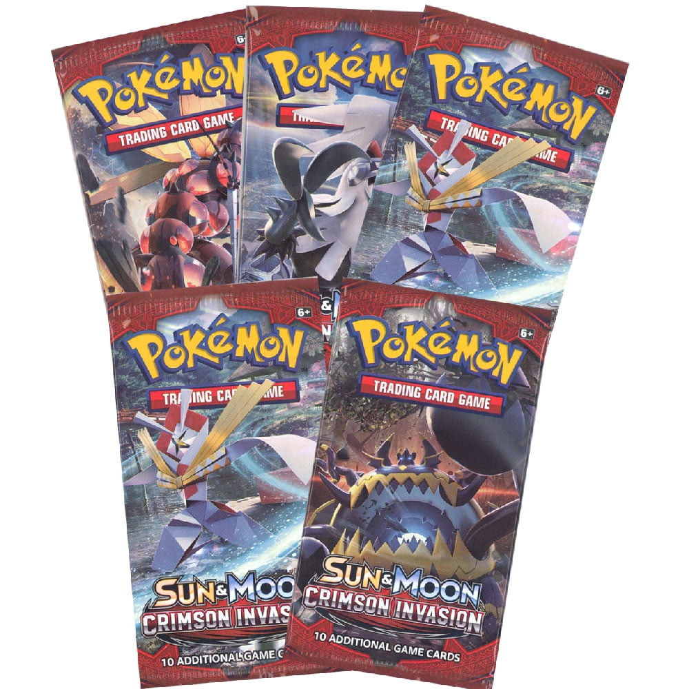 Pokemon Cards Sun & Moon Crimson Invasion Booster