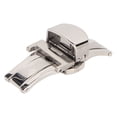 thumbnail image 3 of Watch Deployment Buckle Clasp,Silver Stainless Steel Watch Stainless Steel Watch Clasp Replacement Watch Band Clasp True Excellence, 3 of 14