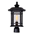 thumbnail image 2 of CWI Lighting Tête de Lanterne Noire Extérieure 1 Lumière, 2 of 5