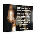 thumbnail image 4 of Scripture Walls Matthew 5:16 Glorify Your Father Christian Home Decor Bible Art Unframed, 4 of 9