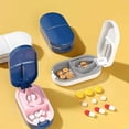 thumbnail image 5 of Portable Medicine Cutter-MultiFunction Medicine Splitter with Waterproof Storage, Stainless Steel Blade, Easy Cleaning A, 5 of 5