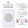 thumbnail image 3 of Bubble Mailers Fuxury White, 10,5 x 16 cm, paquete de 40 unidades, para ropa, 3 of 8