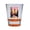 Orange, variant on London England Design B Souvenir 2 oz Round Shot Glass Orange