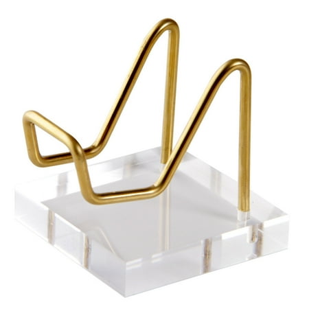 

BESTHUA Metal Display Stand for Minerals Rocks Strange Rack Stones Holder