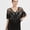 Silver, variant on Women's Blouses Women's Casual Fashion Solid Long Sleeve Round-Neck Ruched Pullover Blouse Tops Gifts for Women