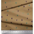 thumbnail image 1 of Soimoi Brown Rayon Fabric Butidar Jamdani Decor Fabric Printed Yard 56 Inch Wide, 1 of 2