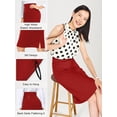 thumbnail image 5 of Freejoy Womens Pencil Skirts Stretch Office Work Skirt Knee Length High Waist Midi Ponte Bodycon for Business Casual, 5 of 6