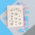 thumbnail image 5 of Fondant Molds 2pcs, Hemispherical Pearl Ball Bubble Cake Decorating Chocolate Silicone Molds for Cupcake Toppers, Desserts, Marzipan, Candy, Sugar Craft, Bath Bombs, Clay, Resin, SoapLight gray, 5 of 5
