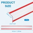 thumbnail image 2 of Uxcell 4 Pack 1.3 ft x 1.57 Inch Edge Corner Protectors, Self Adhesive Wall Corner Protector for Furniture Table Door Wall Edge Guard, Clear, 2 of 7