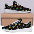 thumbnail image 6 of Rainbow Shoes, Unisex Fashion LGBT Sneakers for Men Women White Size 3.5, 6 of 7