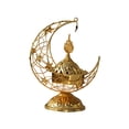 thumbnail image 3 of Quemador de incienso árabe, candelabro, centro de mesa, cono de incienso antiguo Oro, 3 of 9