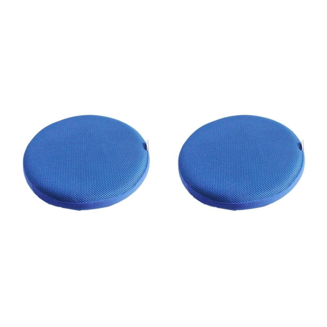 Advancent Bar Stool Covers Round Chair Seat Cover Protector Sleeve Azul real 35 cm 2Conjunto
