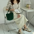 thumbnail image 4 of 1 Pack Sac Fourre-Tout Organisateur en Toile Réutilisable Style Coréen Nouveau Hiver, 4 of 6