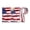 American Flag, variant on MightySkins Carbon Fiber Skin Compatible With Playstation 5 Slim Digital Edition Bundle - Cyber Bot | Protective, Durable Textured Carbon Fiber Finish | Easy To Apply, Remove, and
