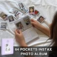 thumbnail image 4 of czcpp-Protective Case for Fujifilm Instax Mini 12 Instant Camera, Mini 12 Case PU Leather Carrying Bag with Adjustable Shoulder Strap & 64 Pockets Photo Album - Shiny Purple, 4 of 4