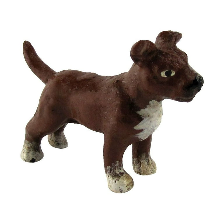 Miniature pitbull clearance figurines