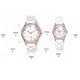 thumbnail image 2 of Longbo 8631 White Ceramic Diamond Couple Watch Waterproof Casual Style Unisex Q, 2 of 5