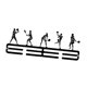 thumbnail image 5 of Porta medallas de hierro resistente para colgar en la pared para premios deportivos, sóftbol y fútbol. B, 5 of 7