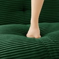 thumbnail image 3 of Ottoman Corduroy, No Assembly Required (Green), 3 of 6