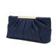 thumbnail image 1 of Bolso de noche CHARMING TAILOR Elegante satinado plisado azul marino, 1 of 7