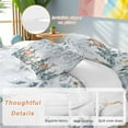 thumbnail image 2 of Winter Squirrel Elk Duvet Cover Set Full Size, Christmas Leaves Floral Xmas Tree 4 Piece Soft Microfiber Bedding Set with 1 Duvet Cover, 1 Flat Sheet, 2 Pillowcases, 2 of 9