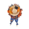 thumbnail image 3 of Corona de otoño para puerta delantera, corona de hojas de arce, corona de espantapájaros, corona de flores artificiales para el hogar, pared de Acción, 3 of 8