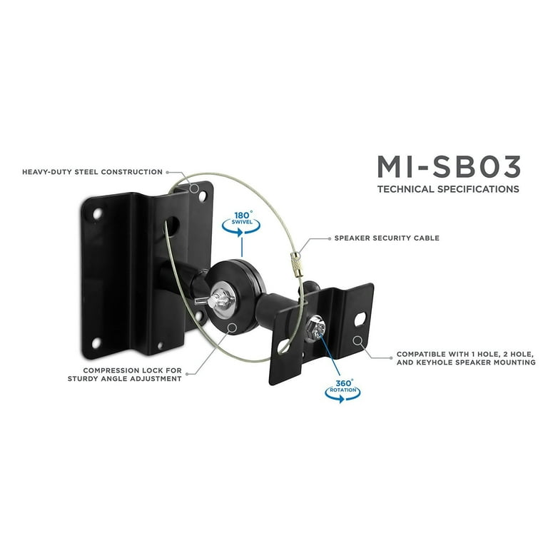 Low profile cheap speaker mount