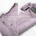 thumbnail image 2 of Fuinloth Women Quilted Vest, Stand Collar Lightweight Zip Padded Gilet Outerwear Coats Lavender XL, 2 of 5