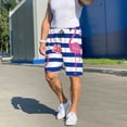 thumbnail image 7 of Kdxio Pink Flamingo Print Mens Sleep Shorts Bottoms Soft Comfy Pajama Wear Pants with Drawstring Pockets, 7 of 7